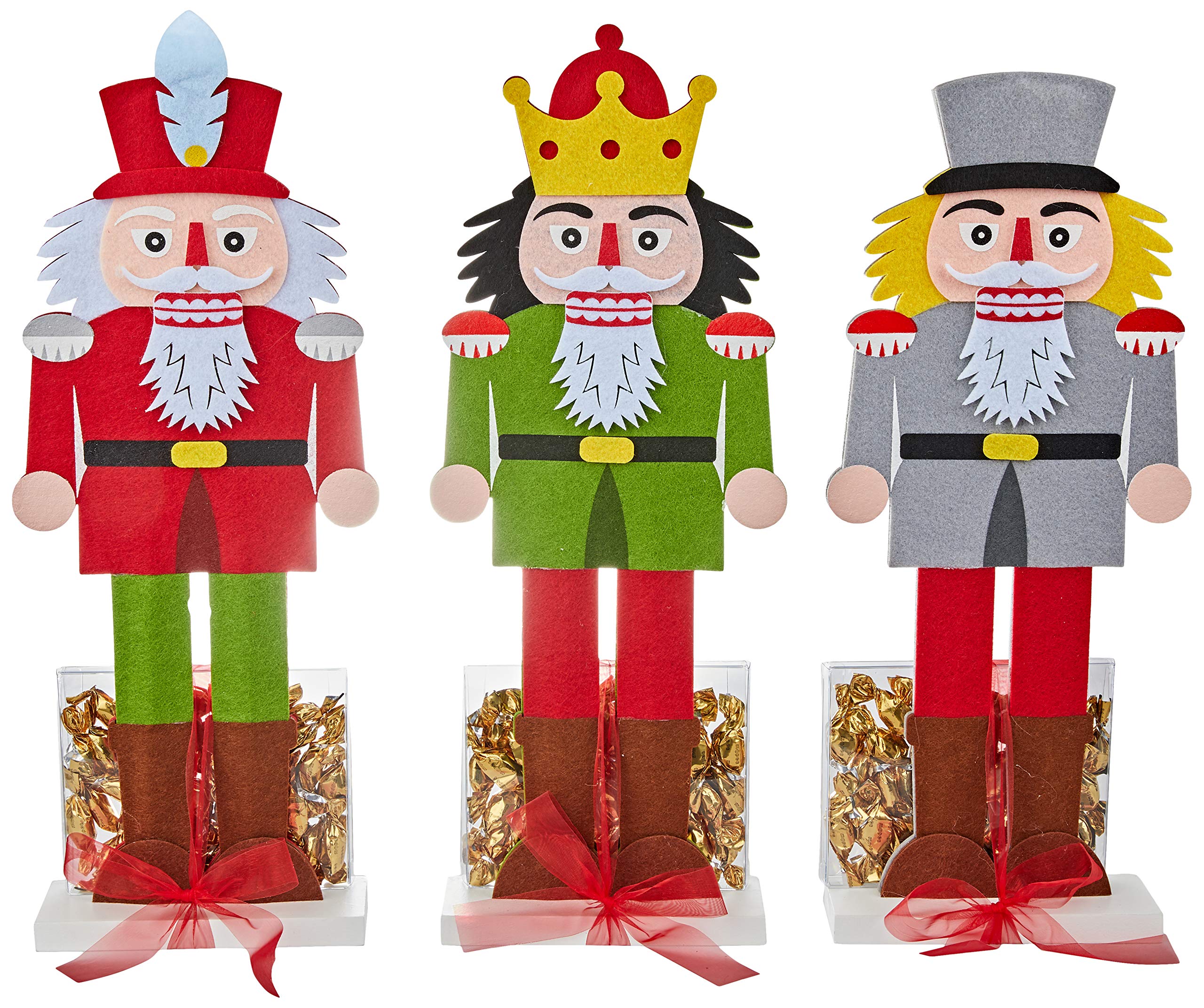 Mopec NGD88 Soldier Figure 3 Assorted with 35 Pack of Ifruits, 44 cm, Pack of 3, Felt, Multi-Colour, One Size, 3