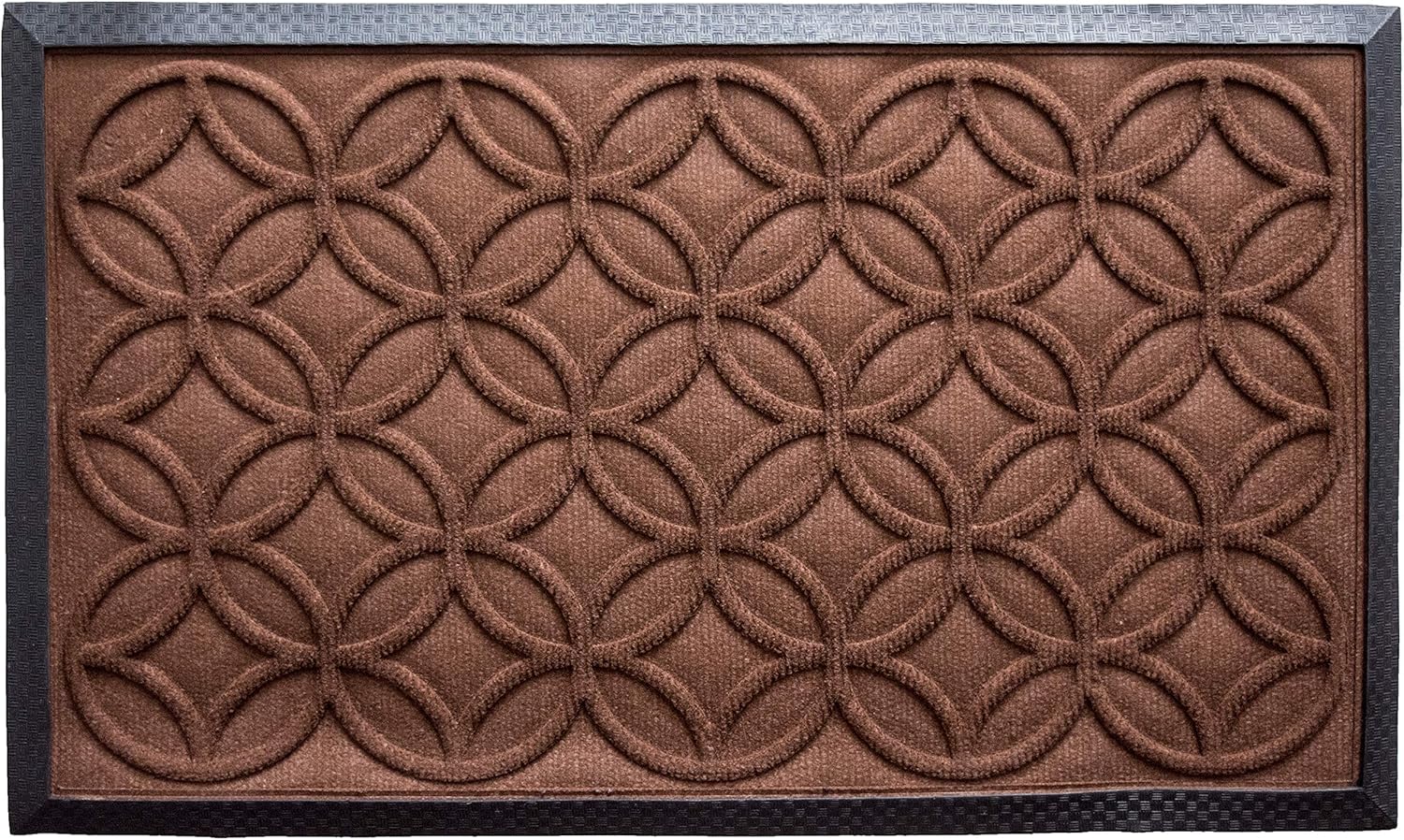 Calloway Mills Chantilly Indoor/Outdoor Mat, 18 x 30 (Brown)