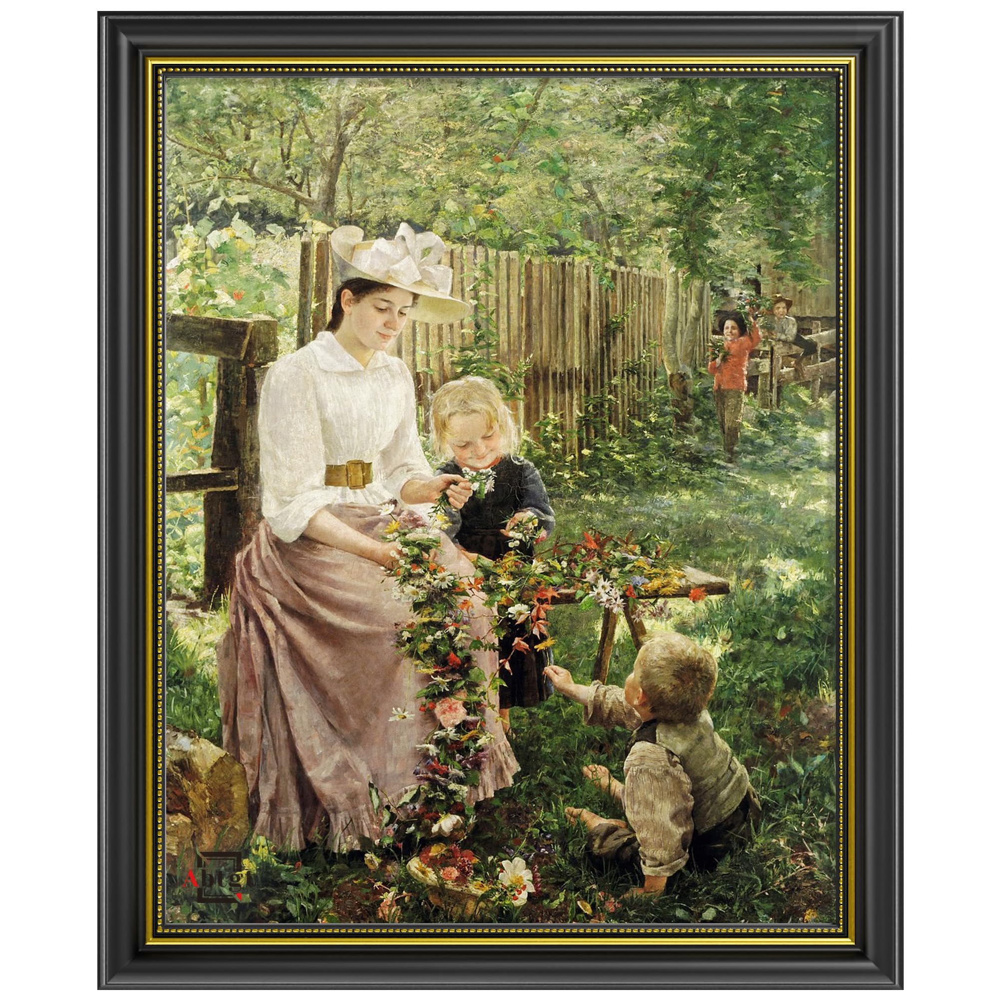 Abtgt Ornate Vintage Style 16x20 Picture Frame, Made of Black Backplate for Tabletop or Wall Mount, 16x20 Frames for Home Decor, Black