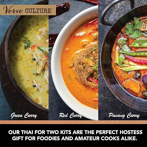 Miniatura 4 de Verve Culture Thai for Two - Kit de muestra de curry tailandés orgánico  USDA orgánico, vegano, sin gluten  Fabricado en Tailandia