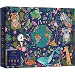 Elena Essex Puzzles for Adults 1000 Pieces - Mother Earth | Jigsaw Puzzles 1000 Pieces for Adults | Environmental Animal Panda Tiger Whale Koala Puzzle | Size 28x20 inches
