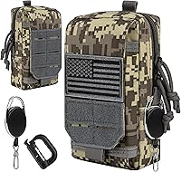 Vista 10 de IronSeals Funda táctica multiusos Molle para cinturón de teléfono celular, funda para iPhone 14 Plus, iPhone 14 Pro Max, iPhone 13 Pro Max, iPhone