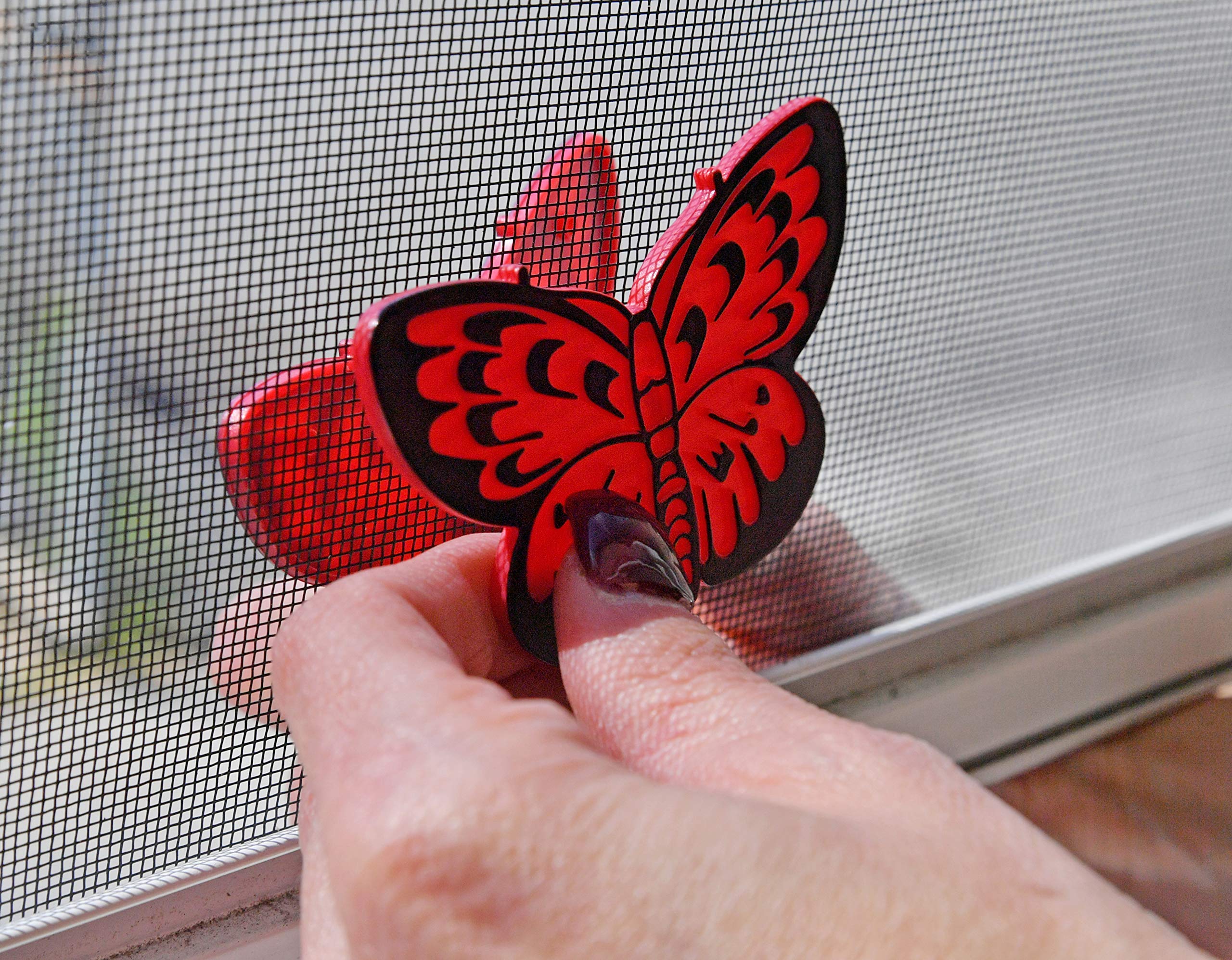 HOME-X 3D Butterfly Screen Patches, Mesh Door Repair Kit