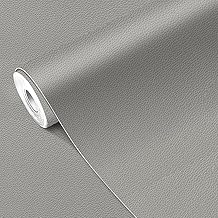Leather Repair Patch, 40 x 300 cm Self-Adhesive Leather Patch Renovation, Leather Adhesive Repair Sofa for Repair and Renovation of Sofa, Seat, Jackets, Crafts (Light Grey)