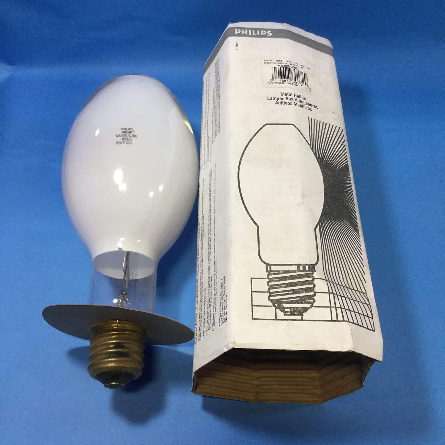 Philips 301721 - MS400/C/BU 400 watt Metal Halide Light Bulb