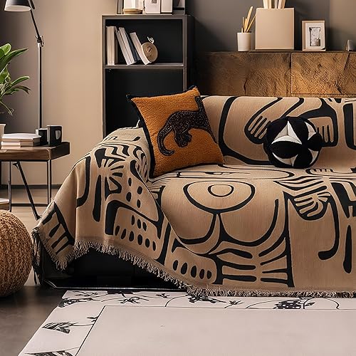 Miniatura 13 de Funda para sofá de 2 a 3 cojines, funda antideslizante de felpilla para sofá seccional, fundas de sofá, lavables, protector de muebles para mascotas