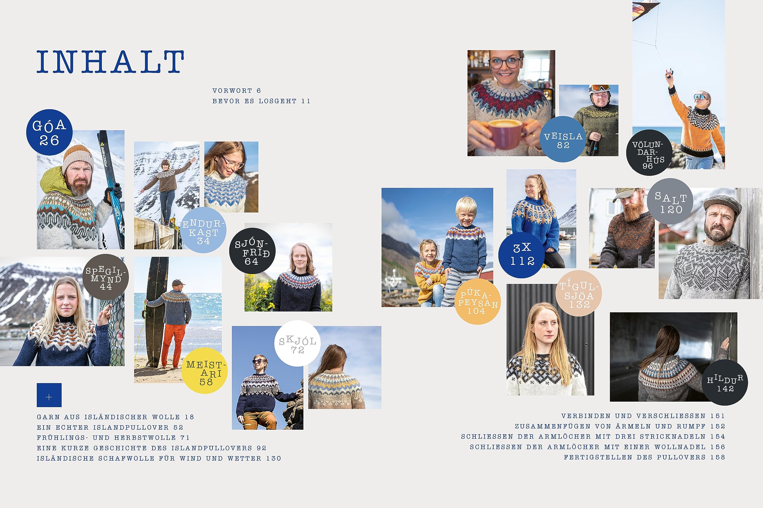 Outdoor-Islandpullover: Nordisches Strickdesign für sie und ihn - Mit Anleitungen und Geschichten zum Trendpullover Lopapeysa