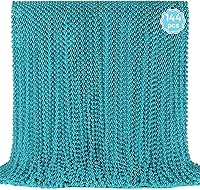 Vista 21 de YAXINRUI 30 piezas cuentas de Mardi Gras, collares de cuentas para fiesta de Mardi Gras, Navidad, San Patricio, regalos de fiesta, accesorios de 10