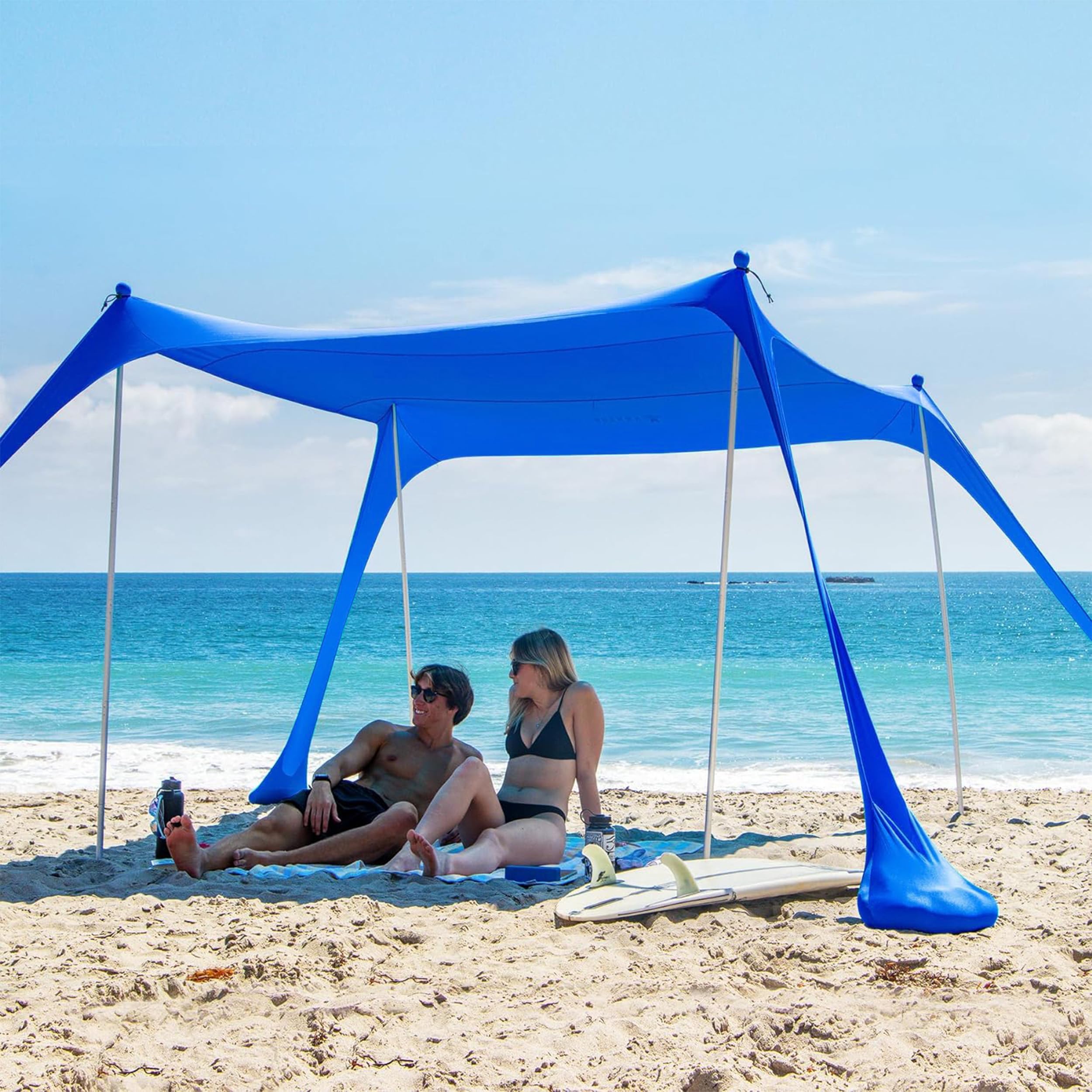 Amazon.com: Beach Tent, Beach Canopy UPF50+ Protection Camping Sun