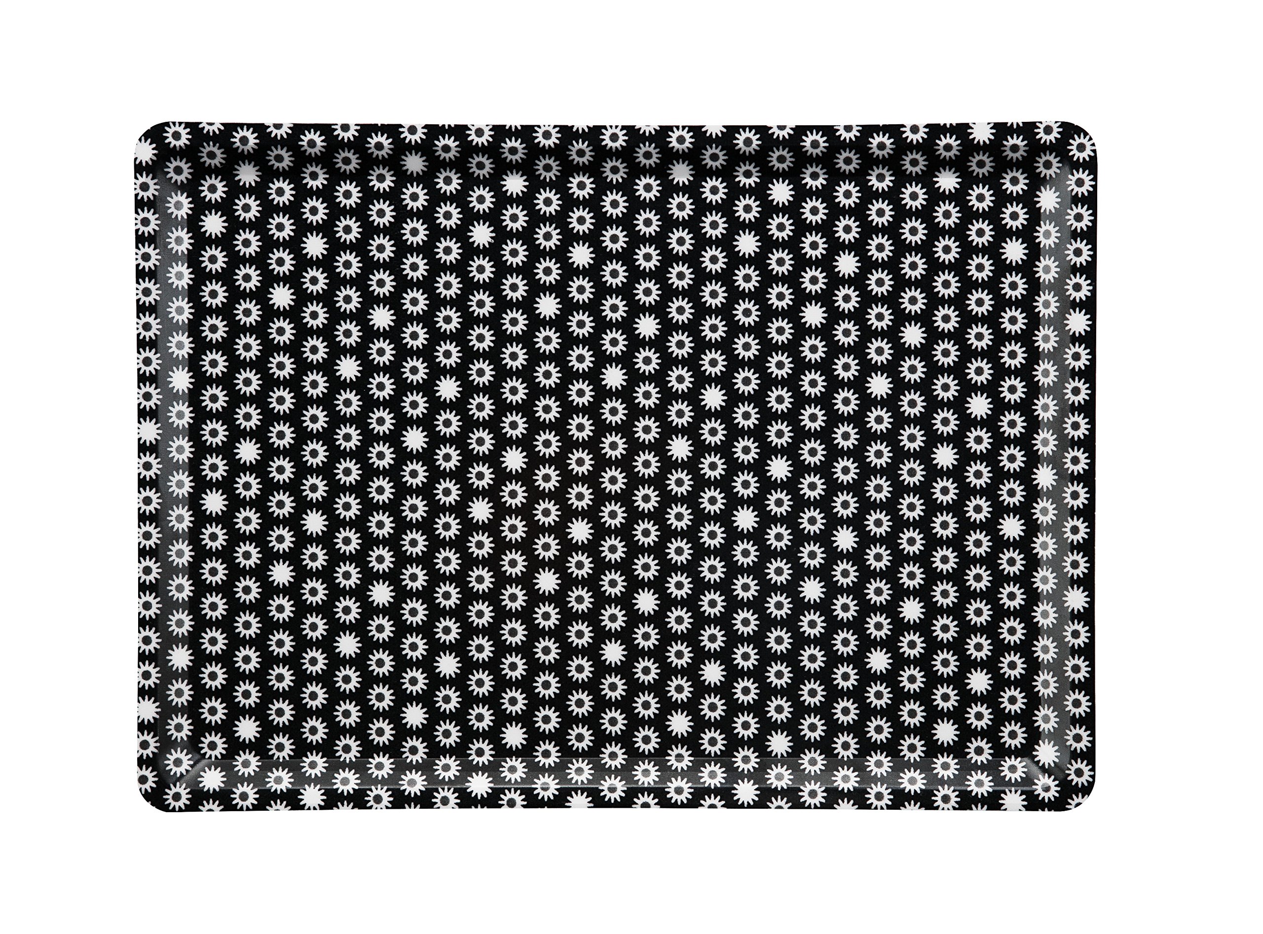 Platex Slim Tablett – Hitzebeständig, Spülmaschinengeeignet, Im Vintage-Look, Blau
