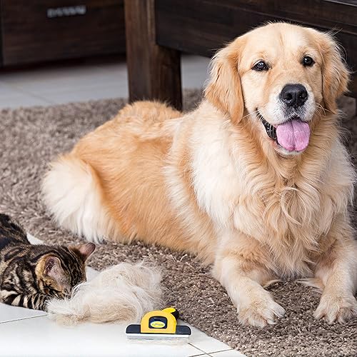 Miniatura 8 de Cepillo DarkPets para gatos y perros para animales pequeños medianos y grandes con pelo corto a largo Reduce drásticamente el desprendimiento de