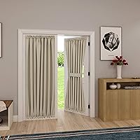 Vista 2 de Cortinas opacas para puertas y ventanas, paneles laterales.