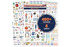 Teacher Calendar Stickers For Back to School
