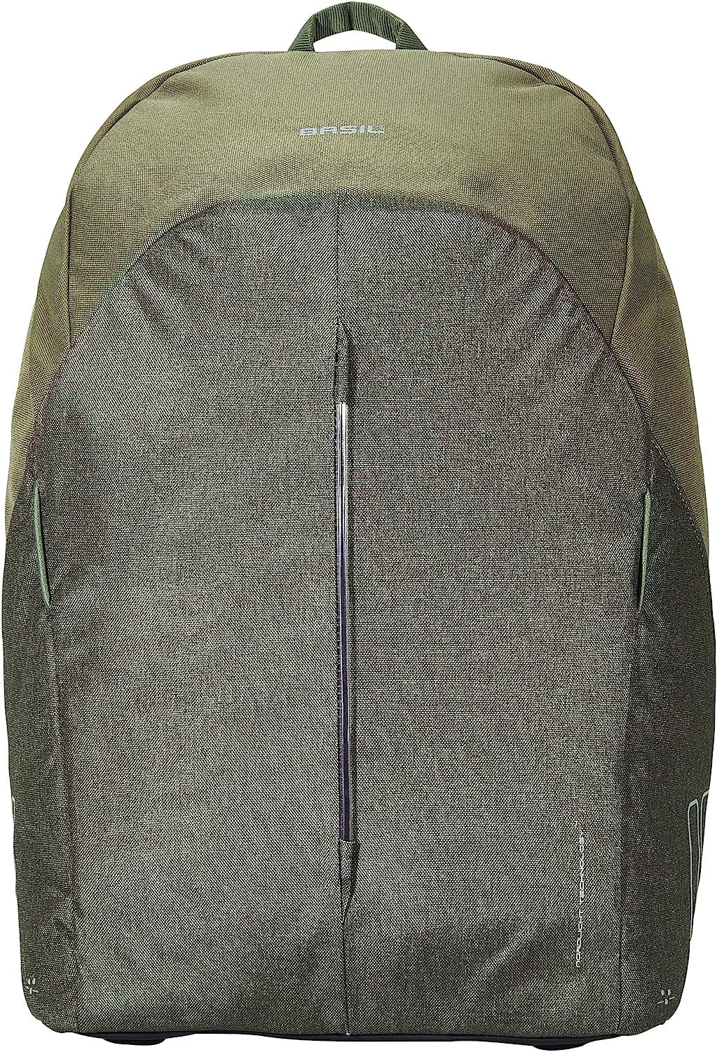 Basil Unisex B-safe bicycle backpack (pack of 1), red, 13L, Casual