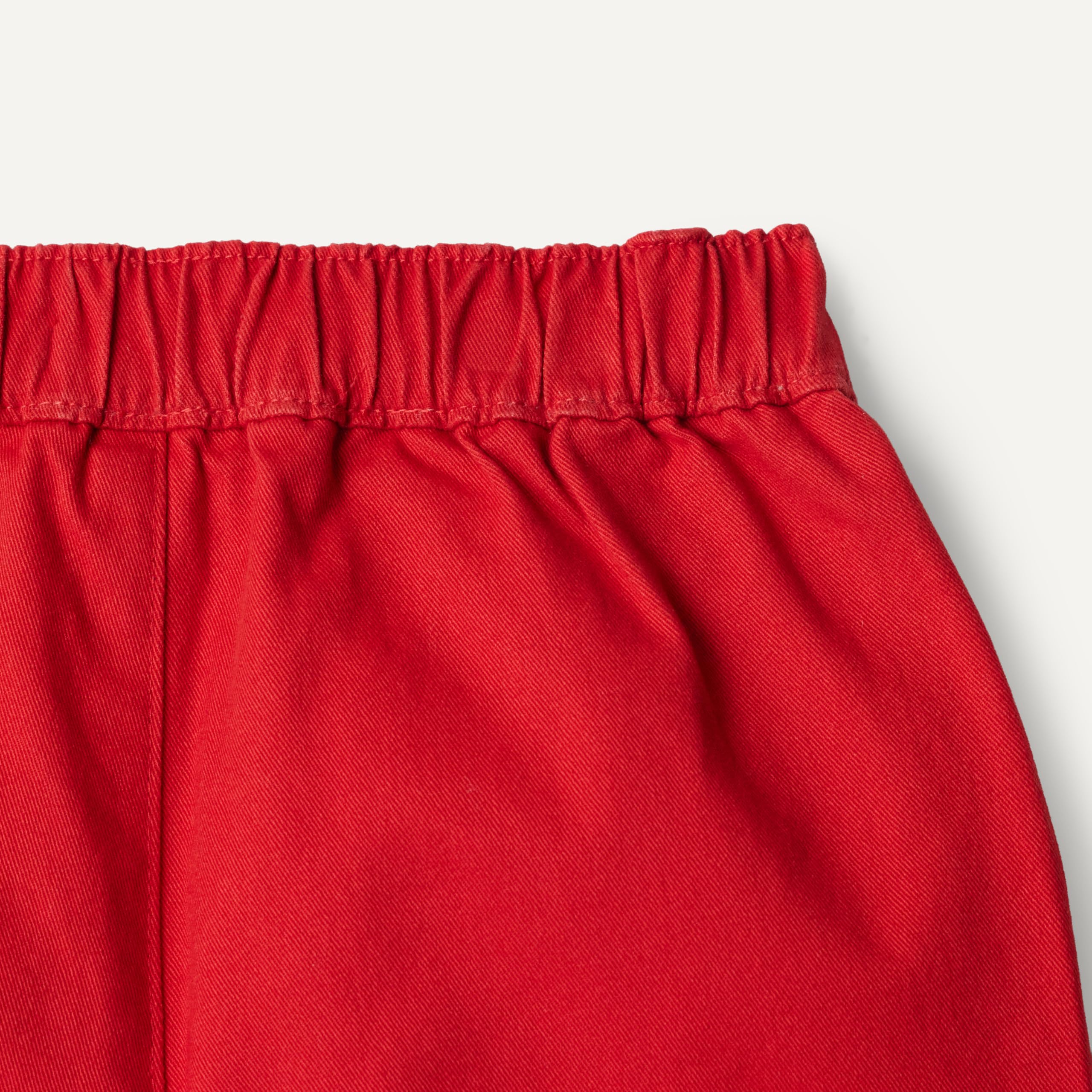 Amazon Essentials x Sofia Grainge Pantalones Cortos de Sarga de Algodón sin Cordones Unisex Bebé