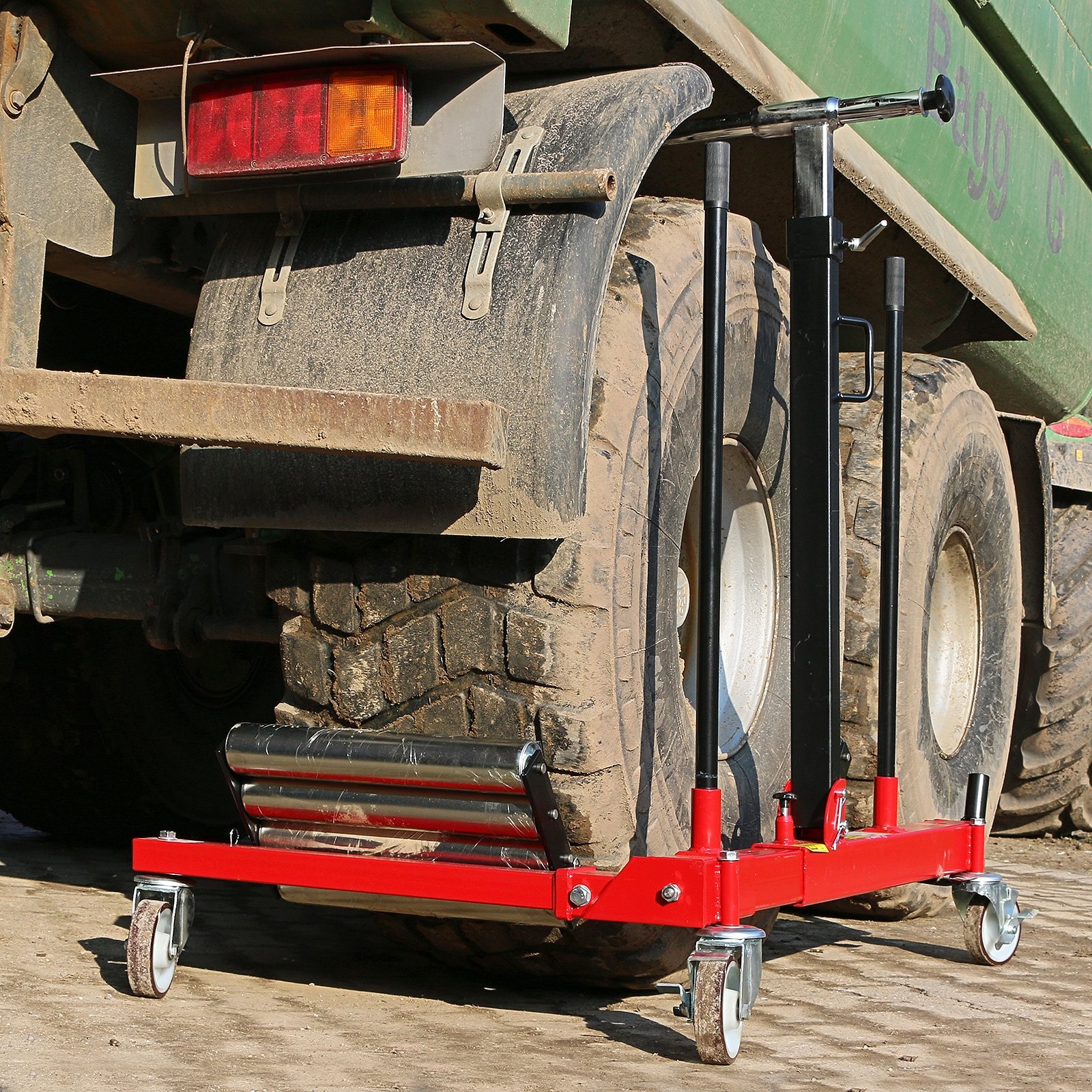 Reifenmontagegerät 1,2 Tonnen Montagehilfe Reifen groß Traktor LKW Baumaschinen Radwechsel Reifenwechselhilfe Montage