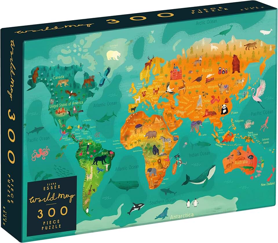 Amazon.co.uk Map Puzzle