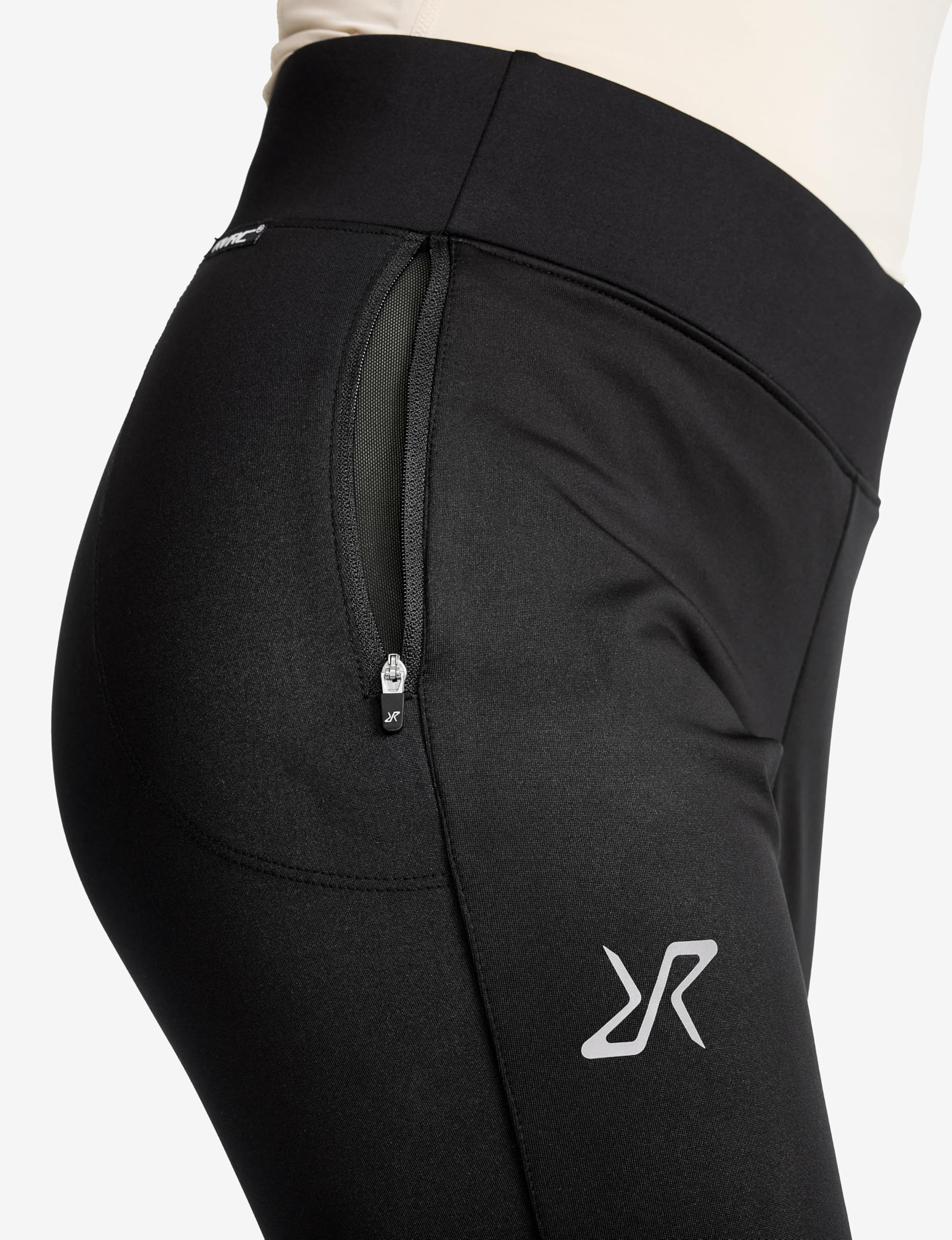RevolutionRace Pace Wind Tights da Donna, Leggings Resistenti all'Acqua Perfetti per Lo Sport e Le attività all'Aria Aperta