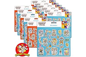 Looney Tunes Baby Stickers Decorations for Kids | 300 Stickers Variety Pack