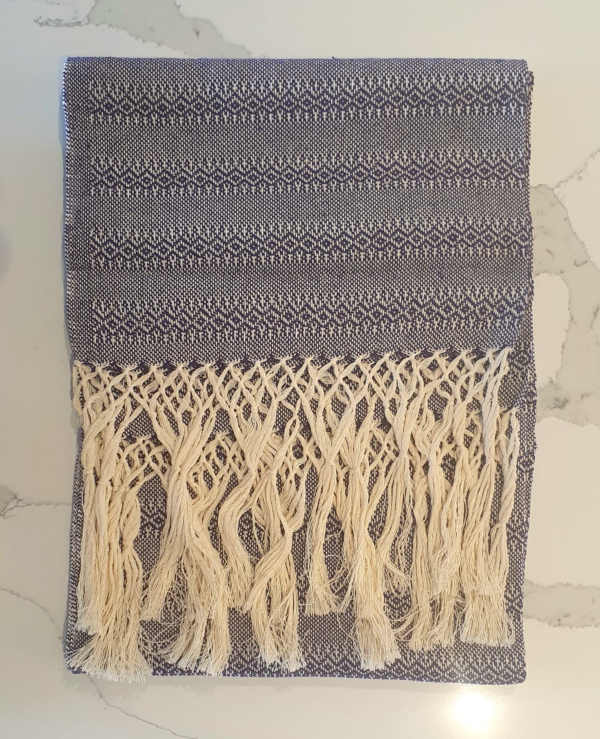 ALKIMIA INC Mexican Handmade Cotton Rebozo Shawl