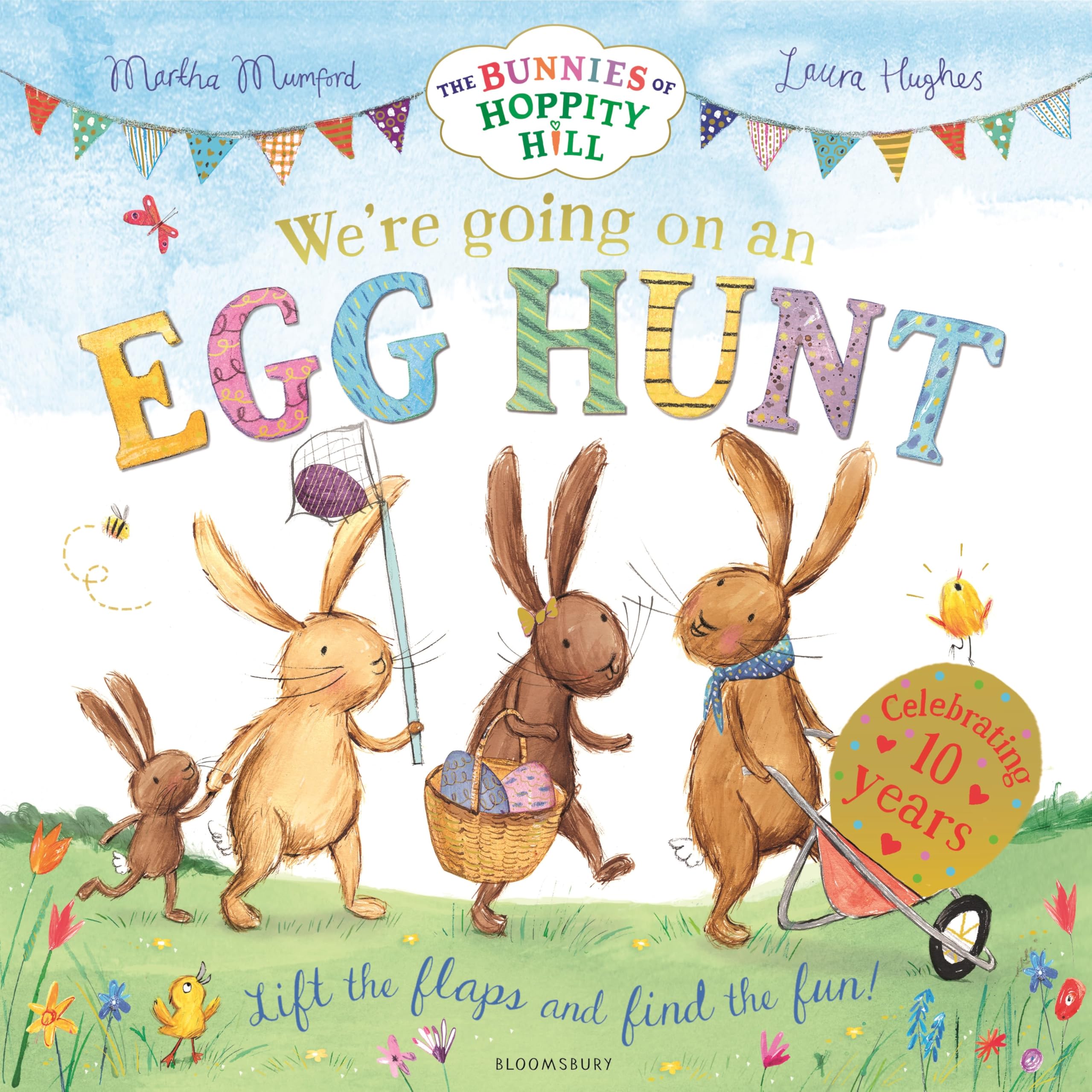 We're Going on an Egg Hunt: Board Book (The Bunnies of Hoppity Hill) Board book – 22 Feb. 2018