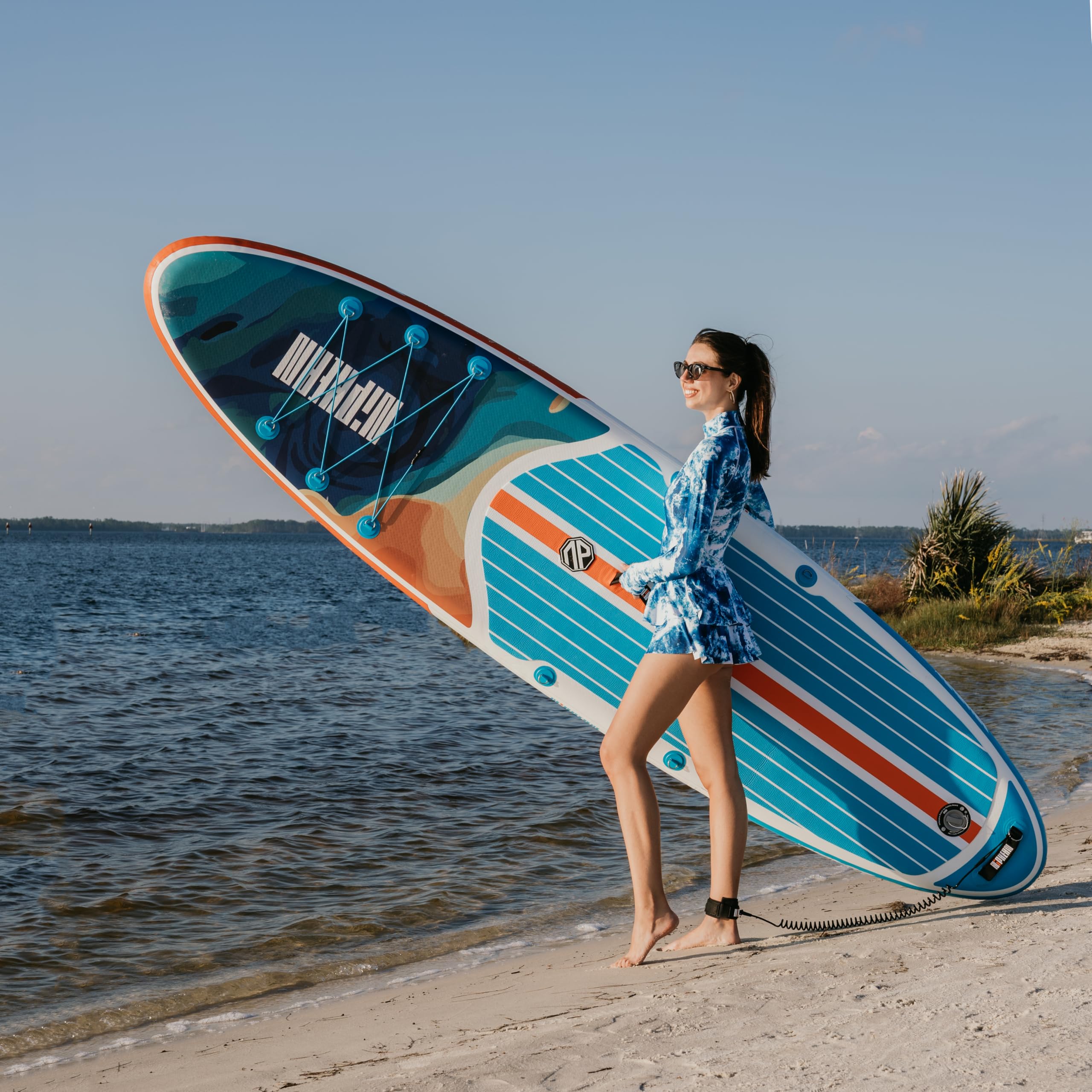 Niphean Sup Gonfiabile con Accessori SUP, Coperta in EVA Antiscivolo, SUP Gonfiabile con Sedile,320cm tavola da sup, Tavole SUP Gonfiabili Adulti e Giovani di Tutti i Livelli di Abilità