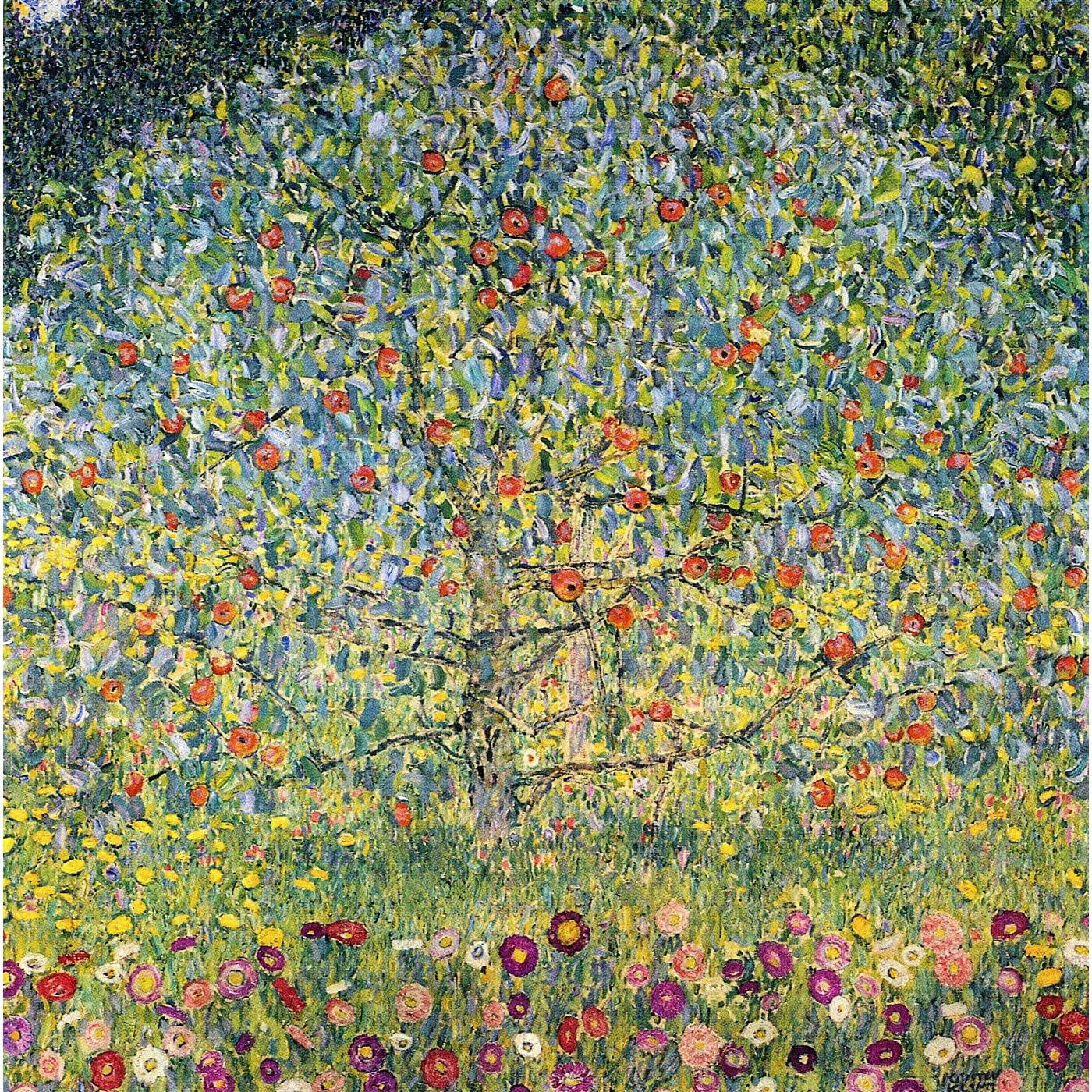 Impression d'art haute definition Pommier par Klimt grand format elegant - 2