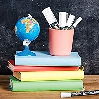 Vista 7 de CHALKY CROWN 5pc White Chalk Markers - Non-Toxic Liquid Chalkboard Markers, White Liquid Chalk Marker for Windows, Glass - 1, 3, 6, 10, 15mm Tips