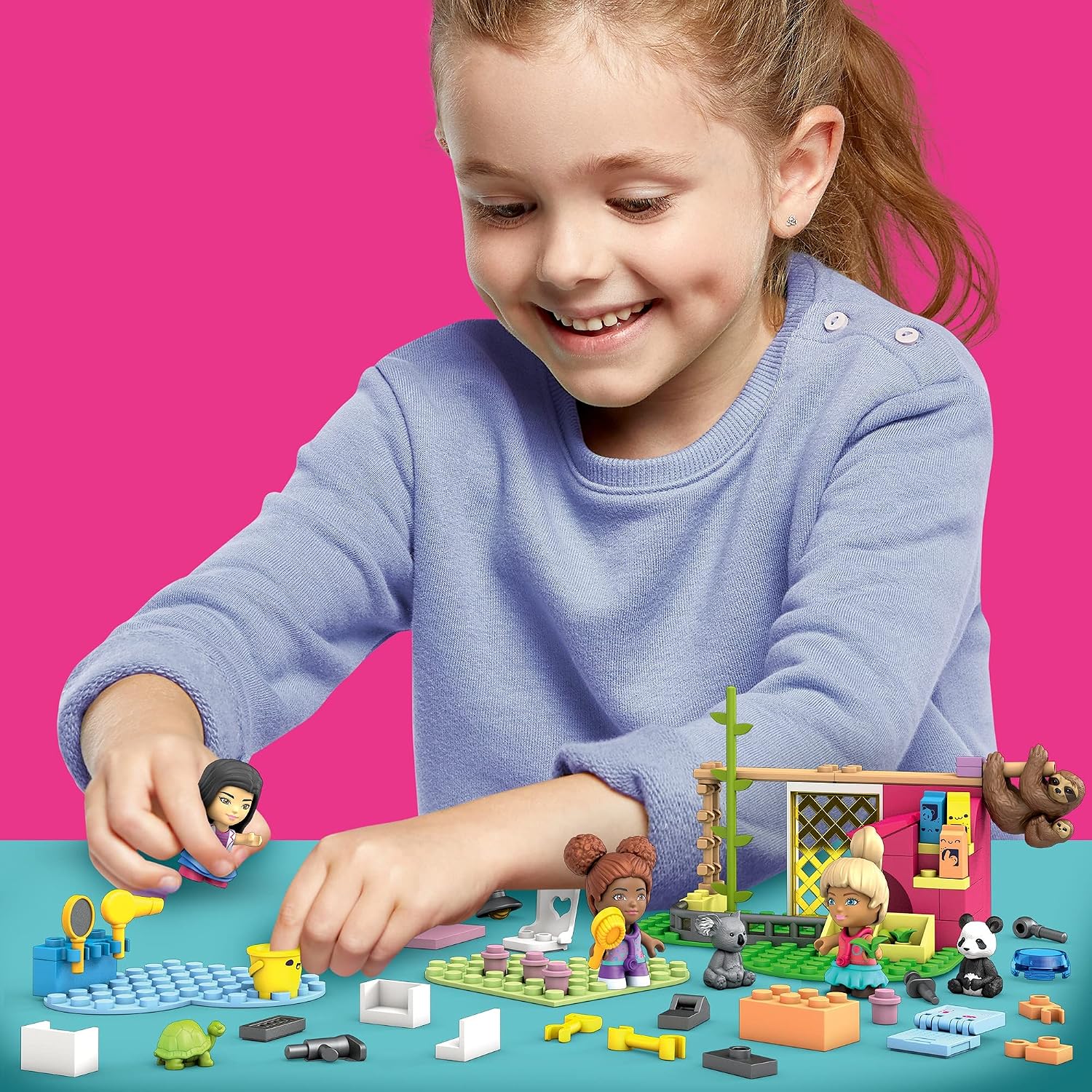 Barbie Mega Construx Barbie Animal Grooming Station, Multicoloured - Image 4