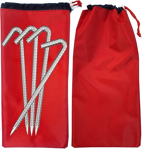 Miniatura 9 de Bolsa de camping tienda estacas de nylon resistente saco impermeable bolsillo Ditty campamento accesorios bolsa de almacenamiento