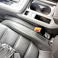 Vista 2 de Relleno para espacio entre asiento de coche de piel sintética, 2 unidades, protector de asiento sin goteo, universal, para evitar que caigan