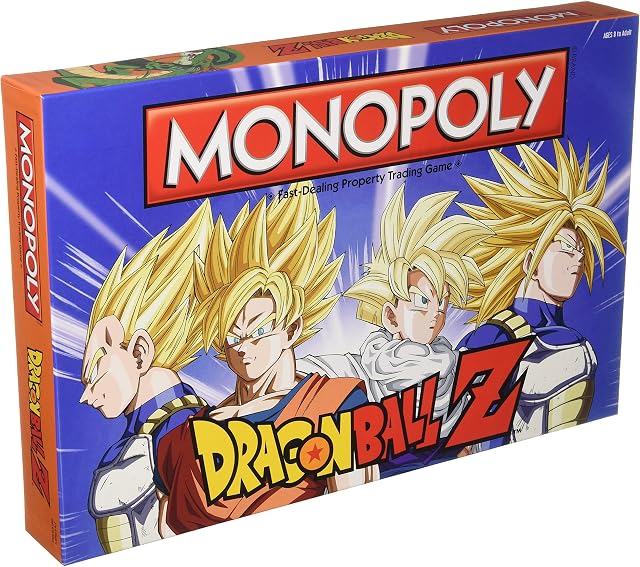 Dragon Ball Z Edition Monopoly Board Game
