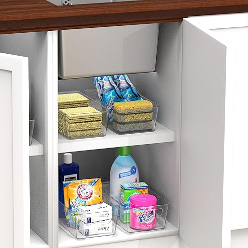 Miniatura 6 de Simple Houseware Organizador de latas de cocina transparente para gabinete/despensa/refrigerador/congelador/refrigerador