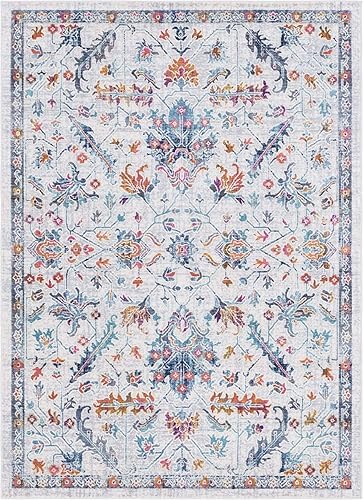 Miniatura 34 de Rugs.com Budapest Collection - Alfombra de área de 9 x 12 pies, color marfil, alfombra de pelo bajo perfecta para salas de estar, comedores grandes