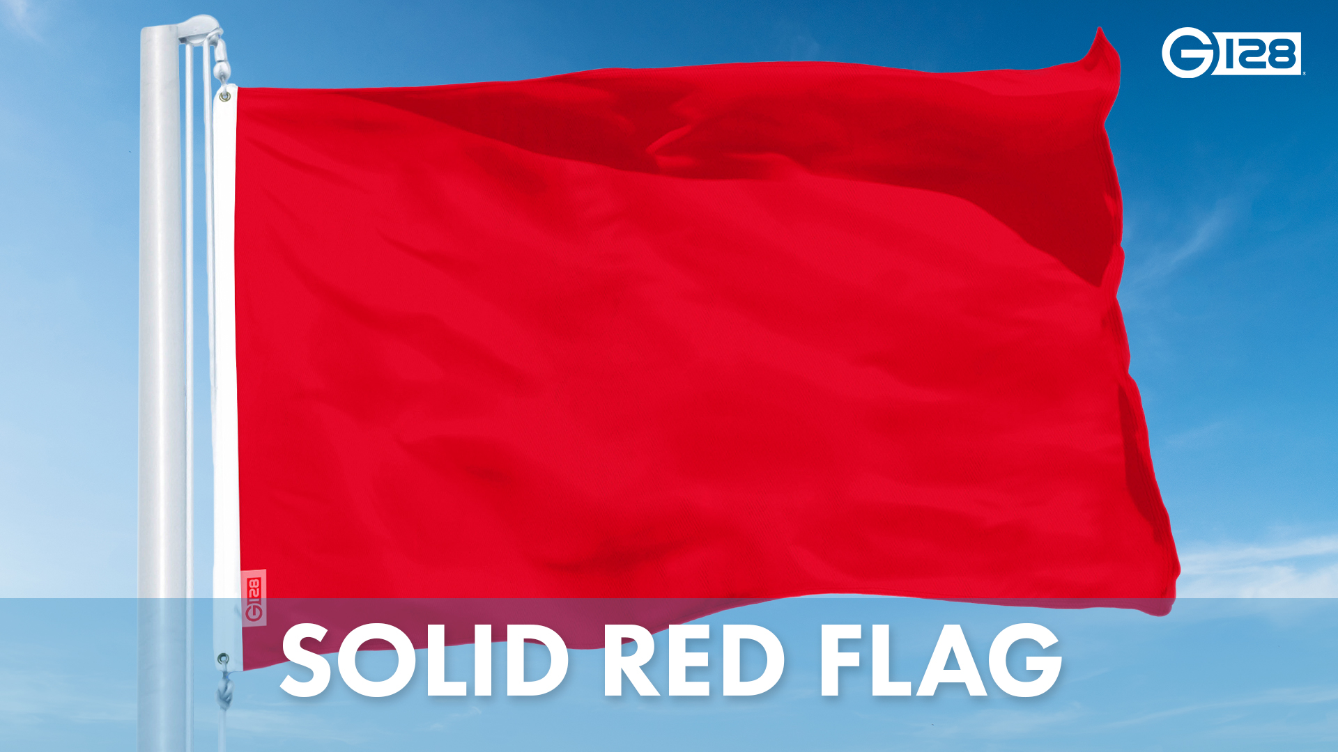 Amazon.com : G128 Solid Red Color Flag | 4x6 Ft | LiteWeave Pro