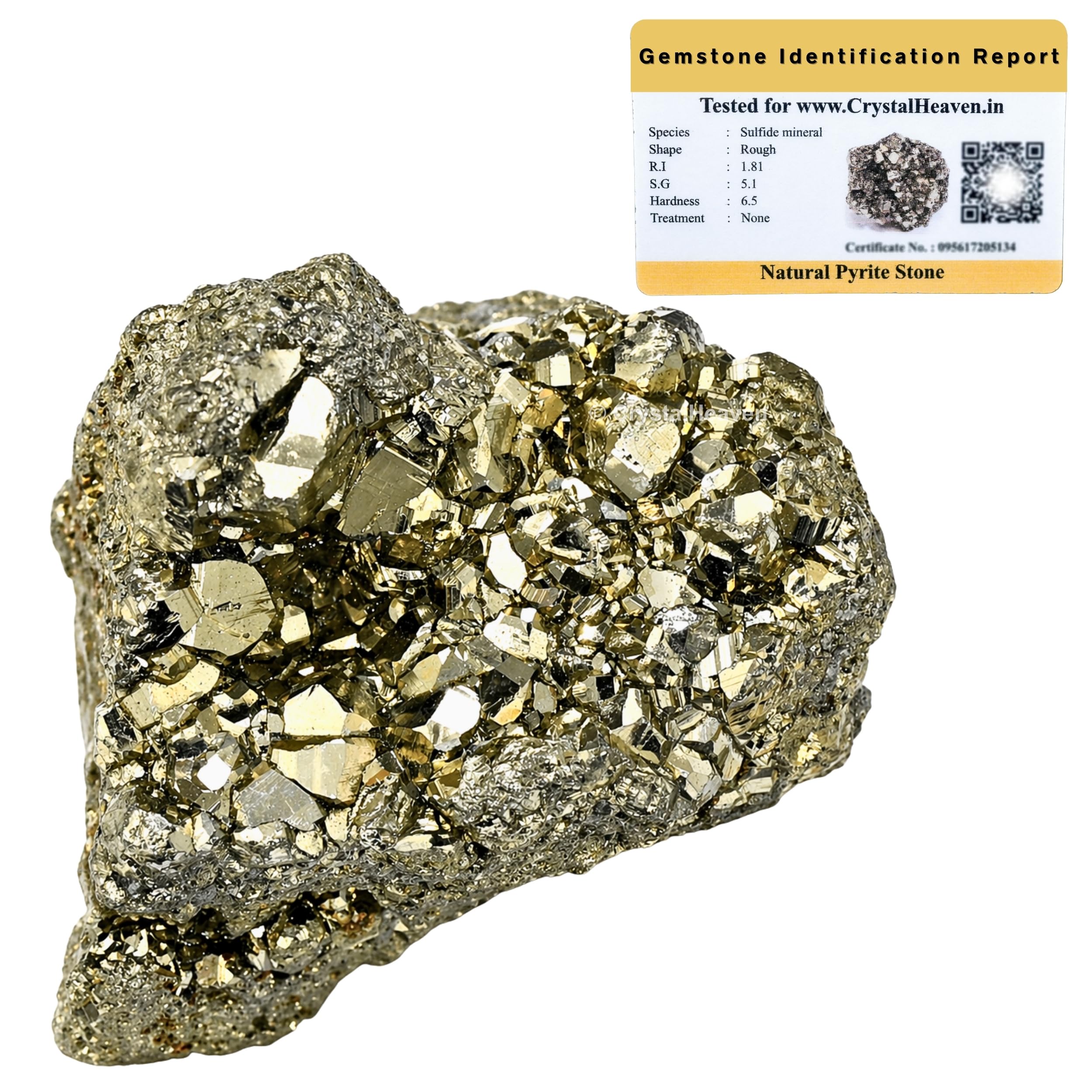 Pyrite Stone Original Cluster Samples - High Energy Natural Iron Pyrite Stone Gold Rock Reiki Crystal Used for Increased Willpower and Manifestation (20-30 KG Pyrite)