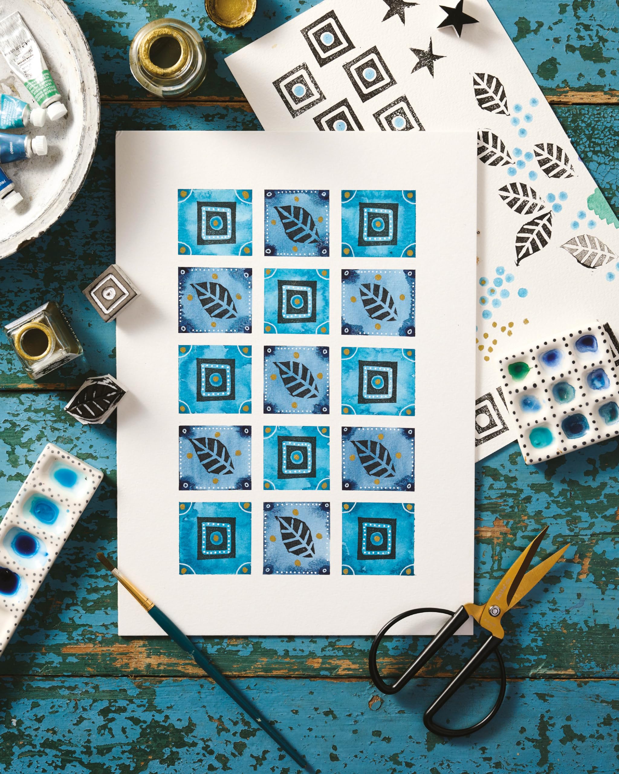 Creative Abstract Mixed Media : The Beginner's Guide to Expressive Painting with Watercolor and More!