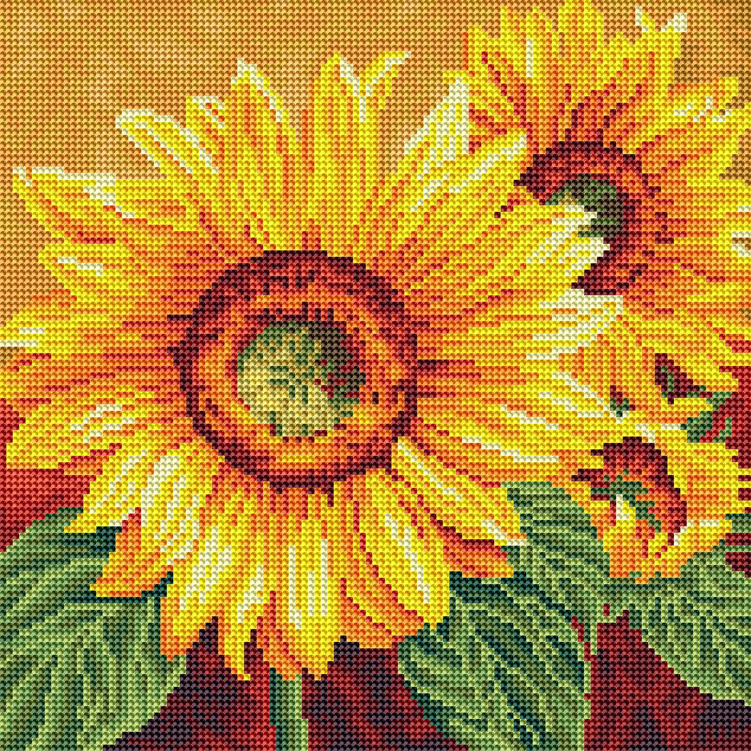 DIAMOND ART CLUB WE are Sun Floral Sunflower Diamond