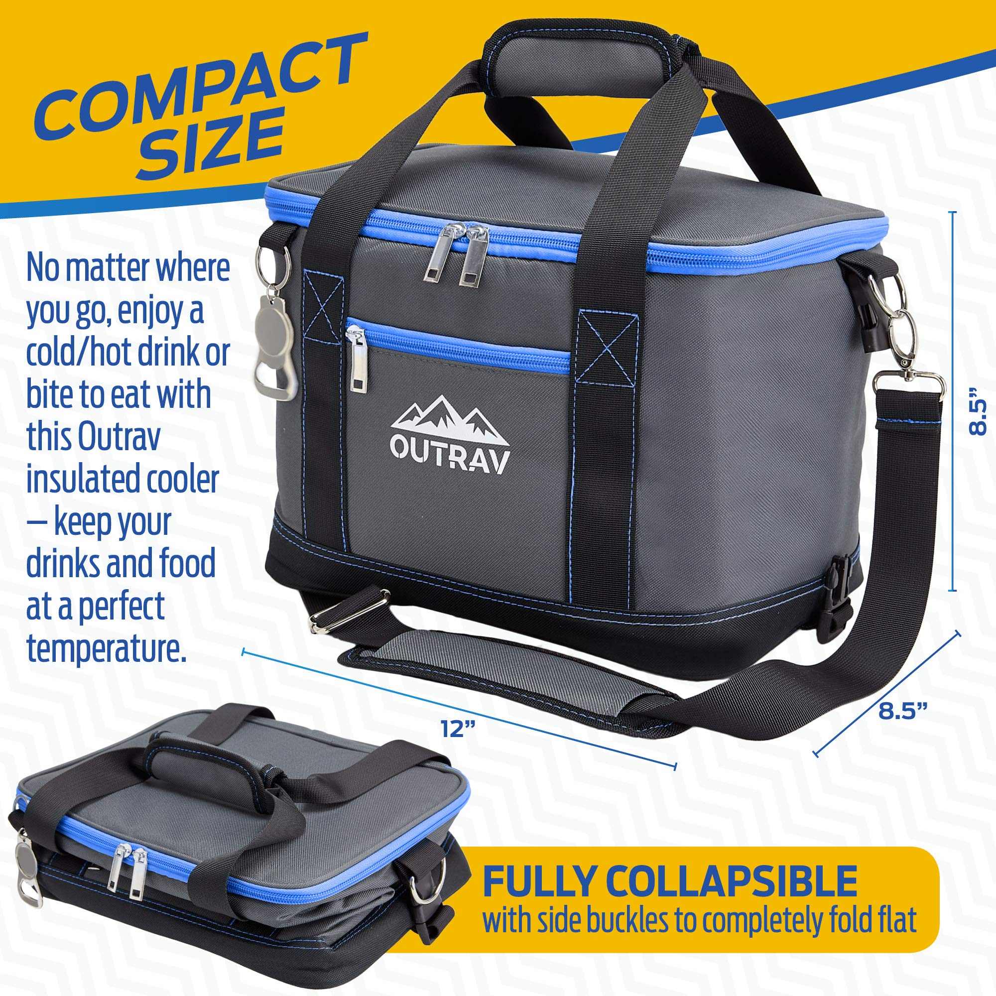 Sac Isotherme - Poches En Maille Pour Boissons Et Décapsuleur