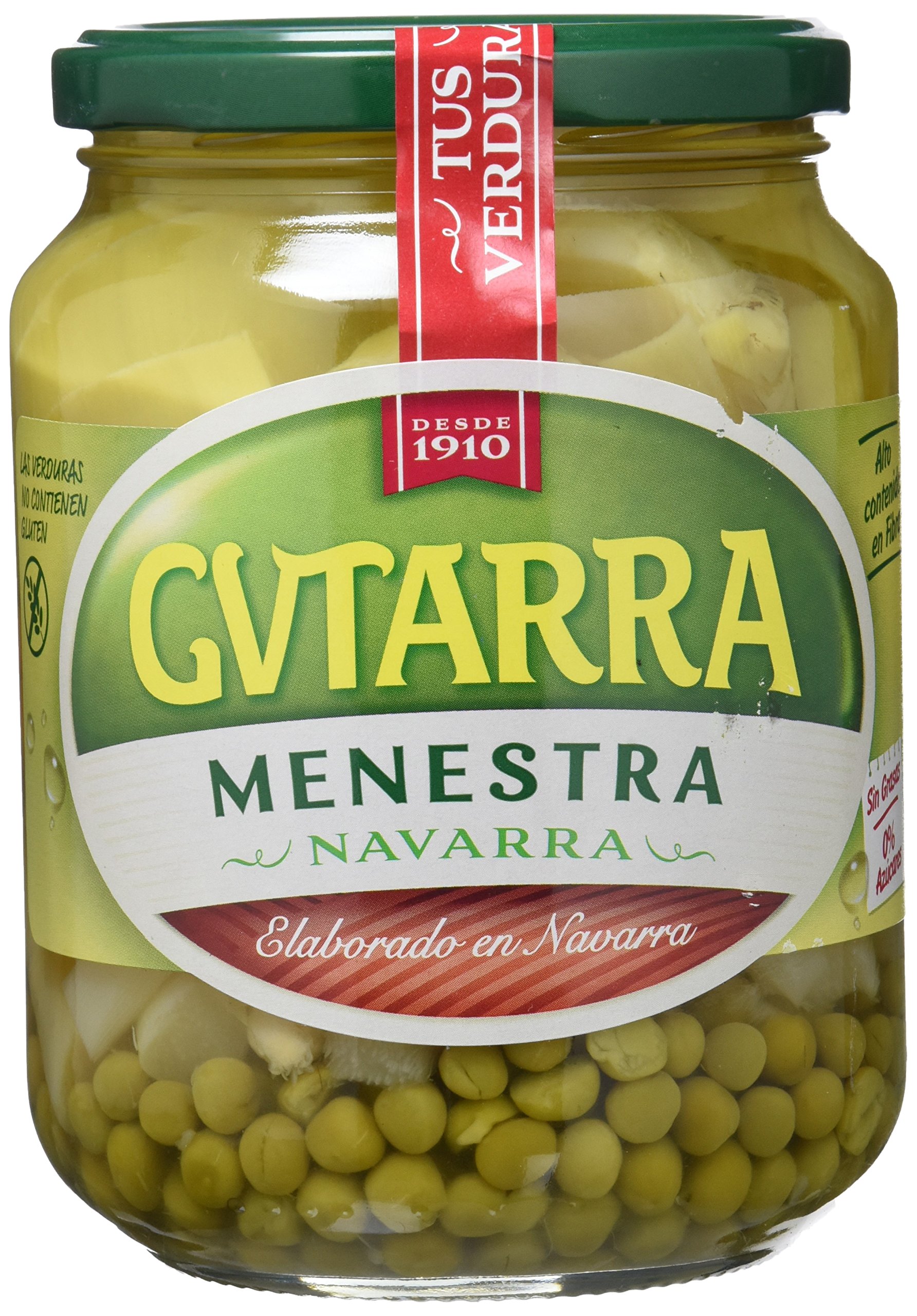 Gvtarra Menestra Navarra - Paquete de 6 x 425 Gramos, 2550 Gramos