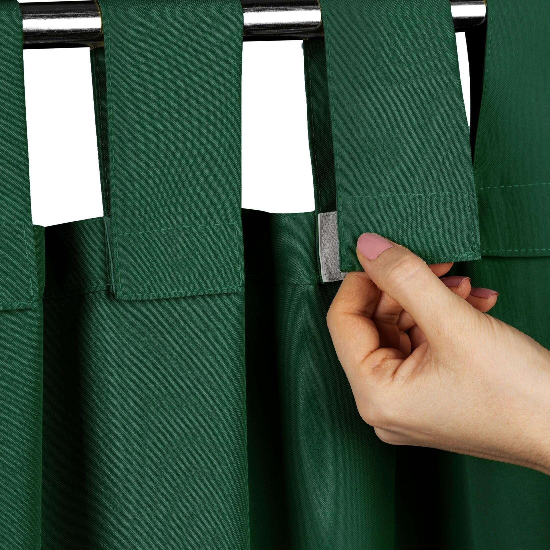 Eurofirany GARDEN Outdoor Curtain with Tab Top, 1 pc. Velcro Fastener, Sun Protection, Privacy Screen, Windproof - Image 4