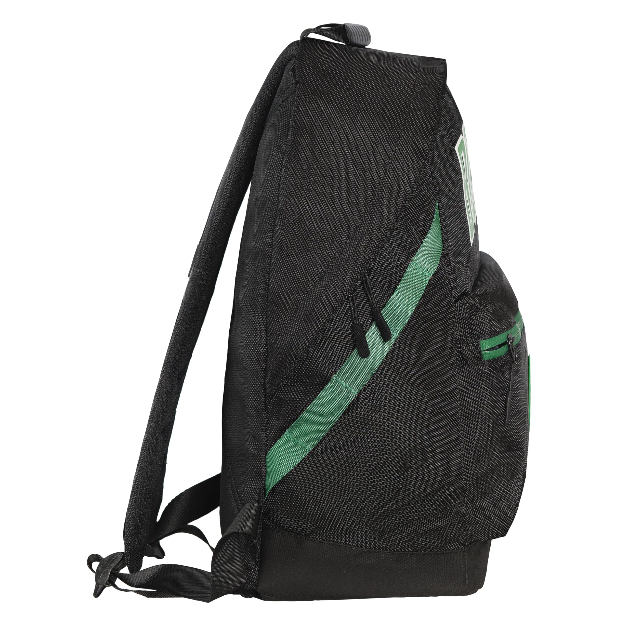 NBA, Boston Celtics - Zaino Scuola Unisex per Bambini e Ragazzi con Spallacci Regolabili e Retro Imbottito, Chiusura Principale e Tasca Frontale con ZIP - Zaino Verde Ufficiale NBA