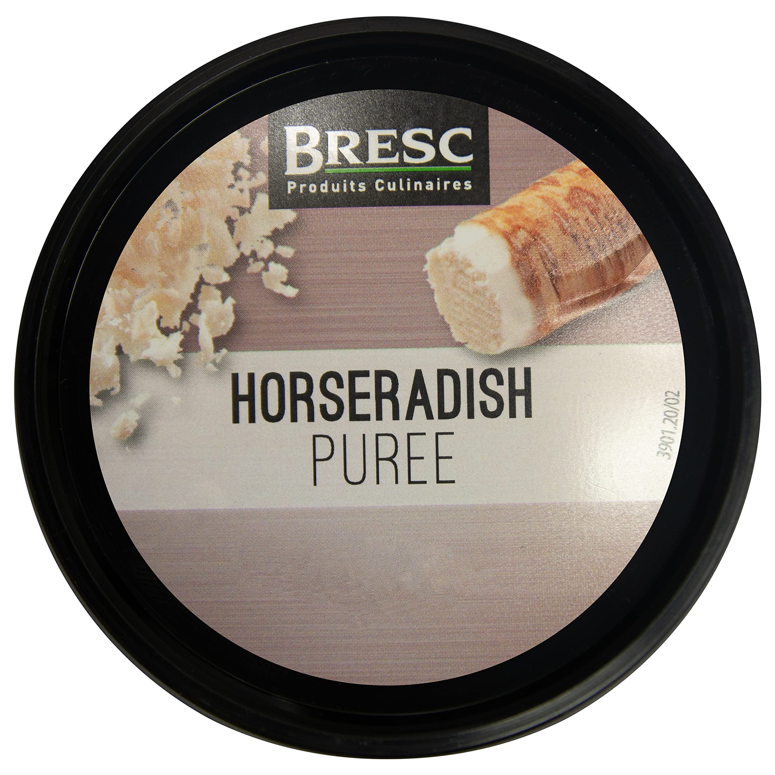 Bresc Meerrettichpüree - 10x 450g - veganes Meerrettich-Püree, Horseradish, ideal für kalte Anwendungen zu Fisch Salat Dressings, authentische slawische Küche, küchenfertig