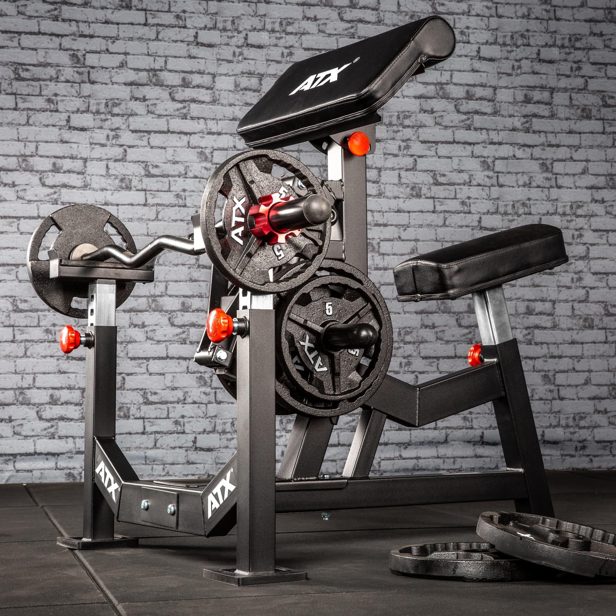 Amazon.co.jp: [ ATX Fitness ] バイセプスカールベンチ（50mm
