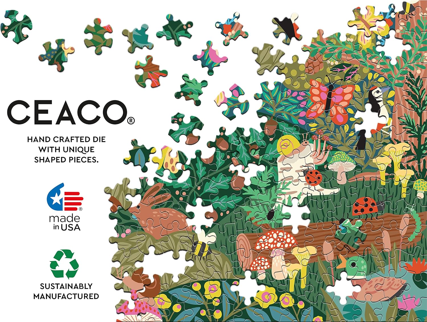 Ceaco - Wild Whimsy - Woodland Whimsy - 550 Piece Jigsaw Puzzle