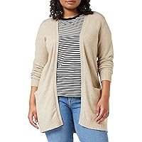 Vila Clothes Viril L/s Open Knit Cardigan-Noos, Cardigan Donna