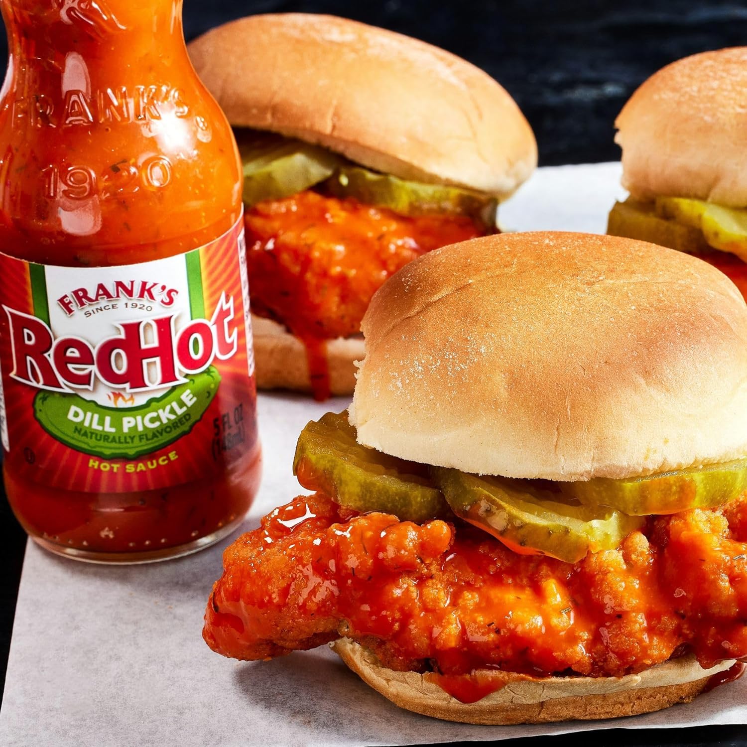 Frank's RedHot Dill Pickle Hot Sauce, 5 fl oz (Pack of 12)