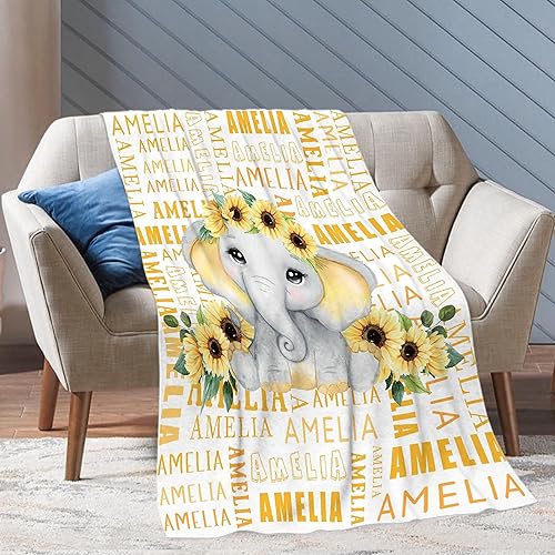 Miniatura 151 de Custom Name Blanket Throw Personalized Blanket for Kid with Names Customized Blanket with Name for Baby,Custom Blanket,Gift for Birthday Letter