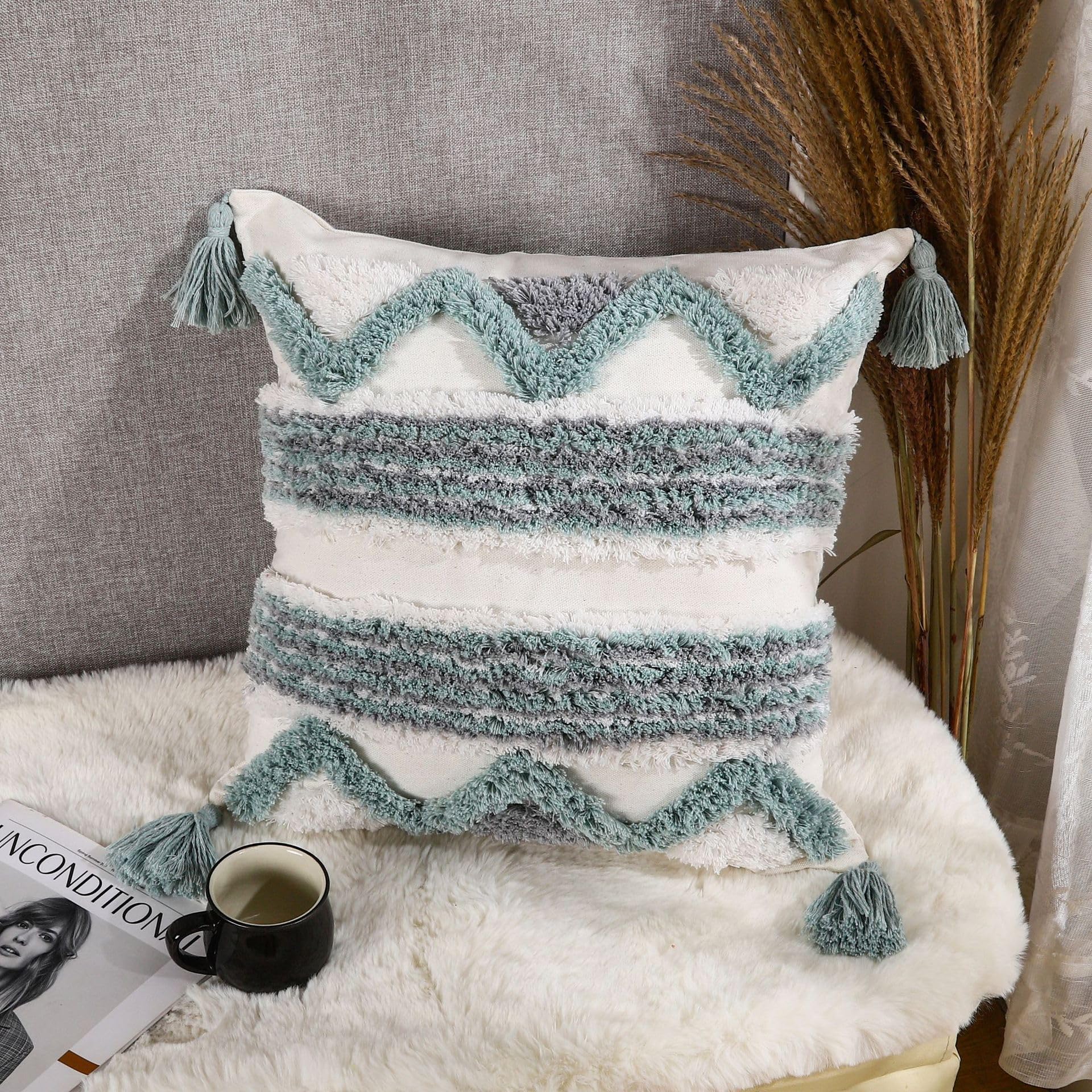 Herfair Kissenbezüge, Abstrakt Muster Sofakissen Dekokissen 2er Set Outdoor Kissen Bezüge, Kissenbezug 45 x 45 Herbst Kissenhülle (curong006,45 x 45cm)