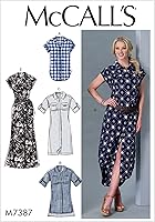 Vista 1 de McCall's Patrones de camisa con botones, túnica, vestidos y cinturón